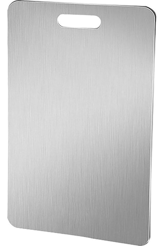 Erya Home Suntek Paslanmaz Çelik Kesme Tahtası Pizza Bisküvi Küçük