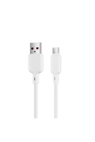 Abatech Usb-c To Usb-a 3a Qc Hızlı Şarj Kablosu Beyaz