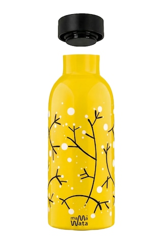 Mamawata Daylight Paslanmaz Çelik Termos Matara 470 Ml Sızdırmaz Yalıtımlı Suluk Sarı
