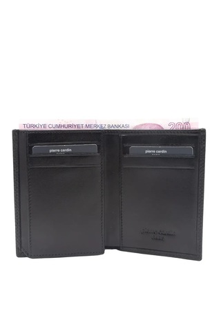 Pierre Cardin Deri Erkek Cüzdanı 2835 Siyah-analin
