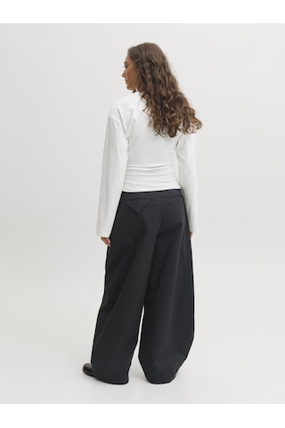 Jack & Jones Kadin Bisiklet Yaka Uzun Kollu Tisört - Paloma - 12303589 Cloud Dancer