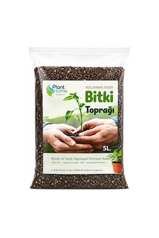 Bitki Toprağı Cocopeat Perlit Karışımlı Kullanıma Hazır Böcek Yapmayan Özel Karışım 5 Litre -