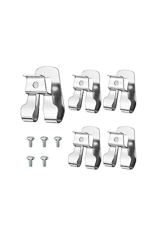 Wealthglow Alet Kemeri Için Matkap Klipsi 633586002 636181001 Vidalı Yedek Parça, 10 Adet Metal Sürücü Kancası Uçlar Yok Fuı06ı