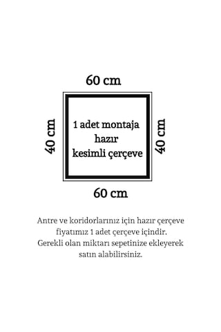 Boyanabilir Dekoratif Hazır Çerçeve Antre Ve Koridor Çerçevesi 2,5 Cm Çıta
