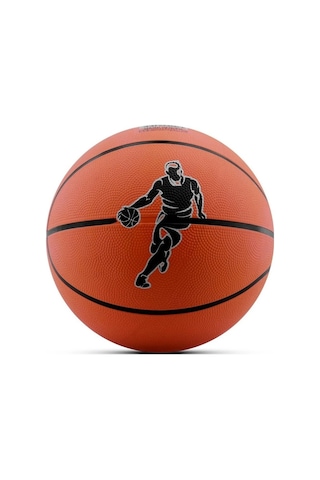 Turuncu Basketbol Topu 5 Numara Pompa Hediyeli İç Dış Mekan