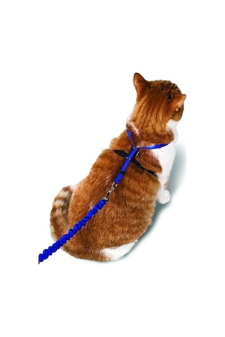 Petsafe Easy Walk Cat Harness Kedi Gezinti Tasması Mavi Medium 27-36 Cm