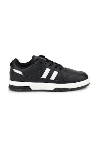 Papuçcity Cool Foor Pu Unisex Günlük Spor Ayakkabı SİYAH-BEYAZ