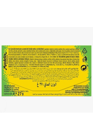 First Sour Patch Kids Lime Misket Limonu Aromalı Şekersiz Sakız 27 G - 3'lü Paket