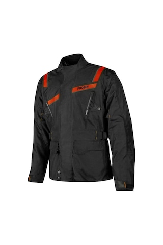 Motosiklet Montu 3 Katmanlı Kışlık Astar Long Model 4 Mevsim Maxdura Kumaş Stelvıo Mont Kırmızı