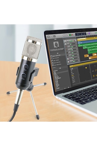 Exeo BM900 Ekolu Profesyonel Youtuber Stüdyo Kayıt Mikrofonu