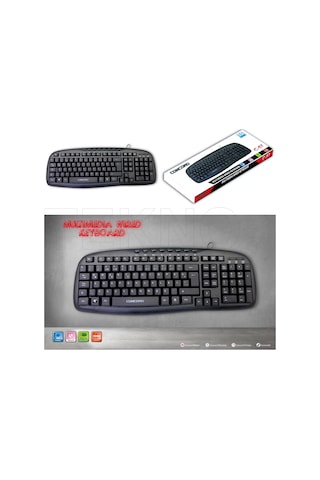 USB Türkçe Q Multimedia Klavye Concord C-57