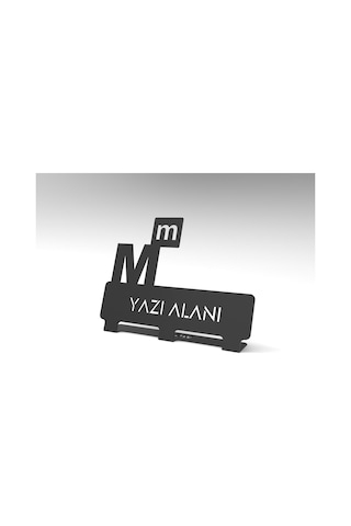 Kişiye Özel Hediyelik Ofis Için Muhasebeci Mali Müşavir Tasarım Metal Isimlik Siyah