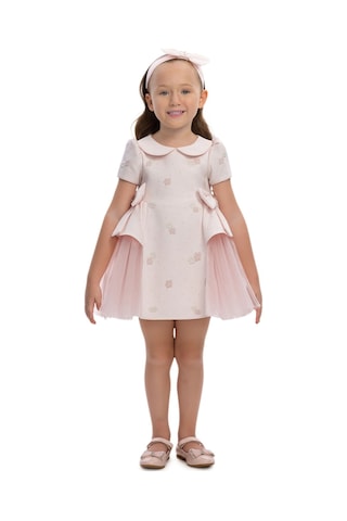 Pamina Kids Kız Bebek Yan Tarafında Tül Fiyonklu Doğum Günü - Partielbisesi 6-24 Ay 36168pr-pembe-2433 Pembe