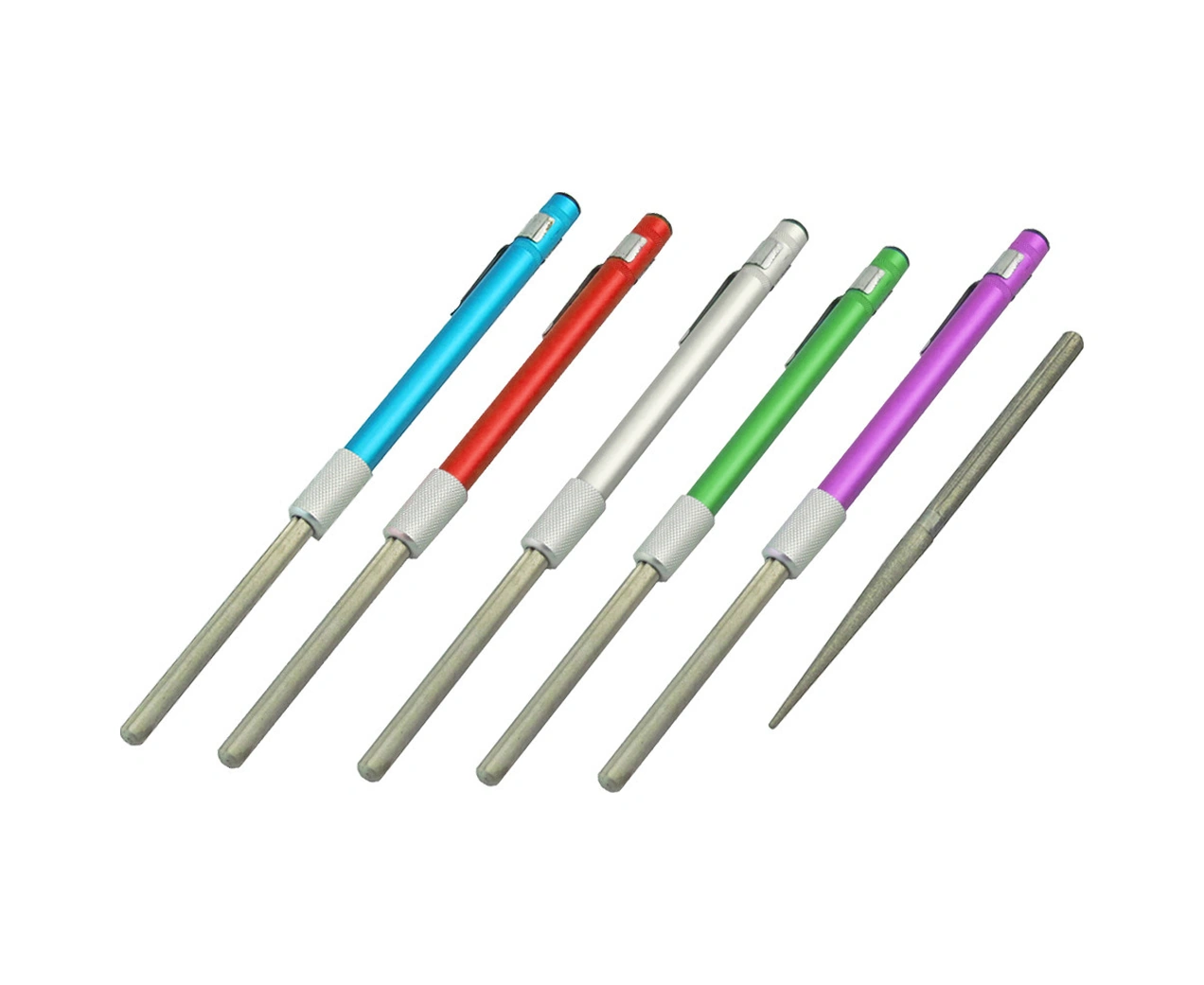 Xiyyadms Taşlı Uçlu Taşlama Kalemi - Çift Taraflı, Fiş Taşlama, Taşlama Taşı Ve Kalem Kolu İle Çok Fonksiyonlu, Taşınabilir 14cm