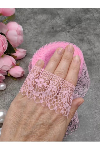 Magazin Dla Rukodel'nic Ip Gavrilov R N El İşi Ve Yaratıcılık İçin Pembe Dantel 3,5 Cm, 10 M 184116384