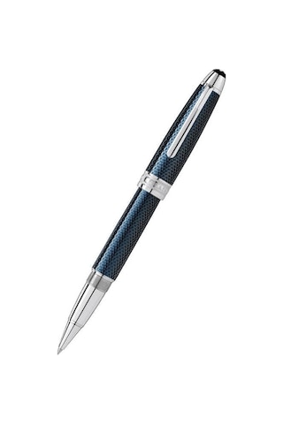 Montblanc Meisterstück Solitaire Mavi Saat Legrand Rollerball Kal Mavi