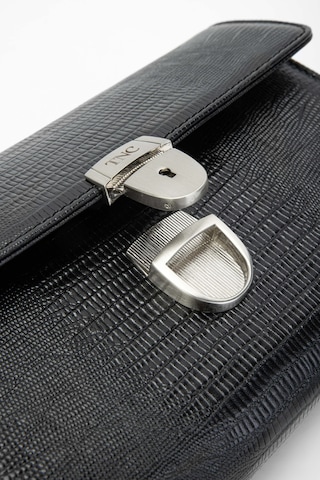 Tamer Tanca Erkek Hakiki Deri Siyah El Çantası 898 328 Erk Canta Sk23/24 Sıyah Lzr Siyah