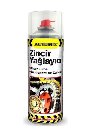 Automix Zincir Yağlayıcı Sprey Motorsiklet Bisiklet Yağı 400 ML