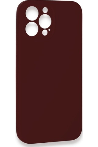 Newface Apple   Uyumlu  iPhone 13 Pro Max Kılıf Lansman Legant Silikon - Bordo