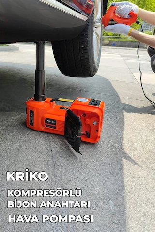 Robo Elektrikli Hidrolik Kriko Hava Pompası Bijon Anahtarı