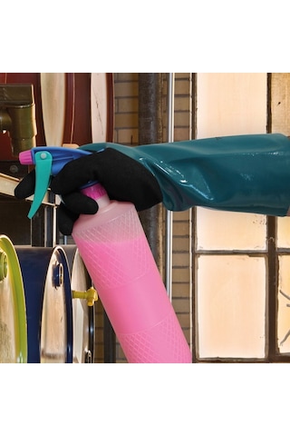 Juba-5812 Nylon Astar Biopolymer Kaplı Nitril Kaplı İş Eldiveni