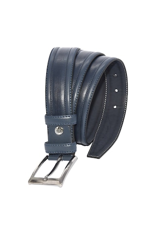 Süzer Deri x 3.5 Cm Klasik Suni Deri Desenli Model Kemer Lacivert (429082743)