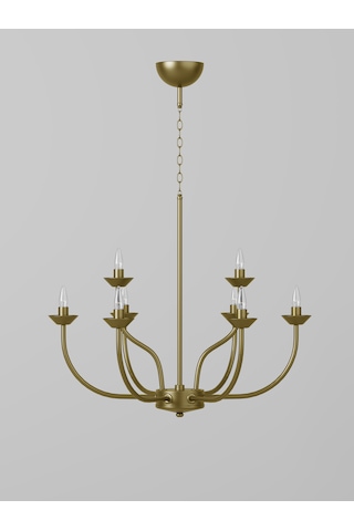 Valentıa Eskitme 8 Kollu Klasik Avize E14 Duylu