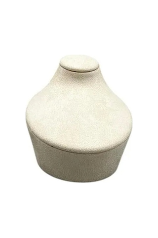 Yerli Üretim Yerde Model Sardunya Kumaş Krem Renk Boy 12 Cm En 14 Cm Kolye Takı Mankeni Çok Renkli