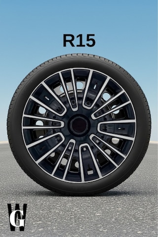 Volkswagen Golf 15 İnç Jant Kapağı 4 Adet Siyah Gri C116