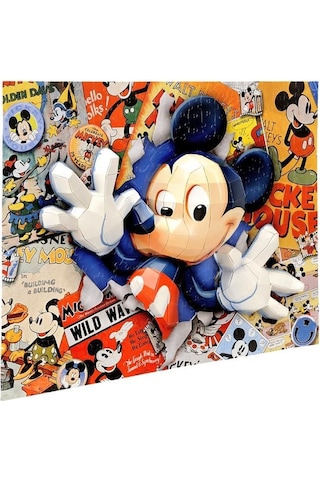 Mega Puzzles 200 Parça 3d Puzzle Breakthrough Mickey