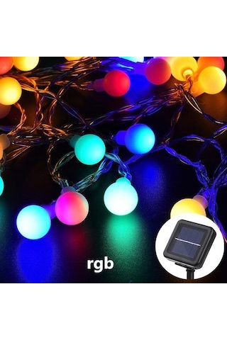 Solar Güneş Enerjili Dış Bahçe Top Aydınlatma 6.5Metre 30 Led Çok R