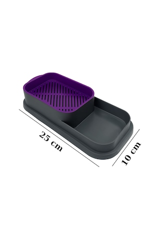 Madpet Topraksız Kedi Çimi Kabı Mor 5 Paket Çim Tohumlu Hidroponik Çim Yetiştirme Seti Kediler İçin Doğa