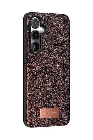 Onegif - 55 - Samsung Galaxy Uyumlu S25 Bright Simli Kapak - - Glblseme - Derin Mor