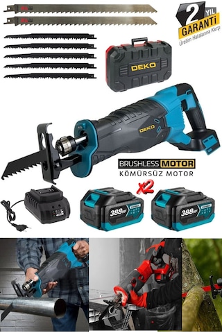 Deko DK7388 Tilki Kuyruğu Testere + 7 Bıçak Set