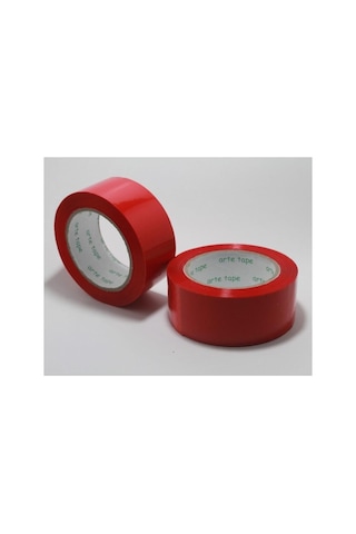 45 Mm X 100 M Renkli Koli Bandı-kırmızı 1