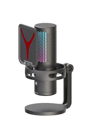 Gm7 Profesyonel Rgb Semi Pro Tak Çalıştır Usb Kablolu Vlog Canlı Yayın Stüdyo Mikrofon