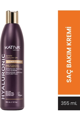 Kativa Hyaluronic Conditioner 355 Ml - Derin Nem Sağlayan Kırılma Önleyici Şaç Kremi