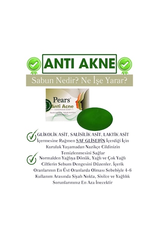 Pears Sivilce Karşıtı Onarım Sabunu 120 G