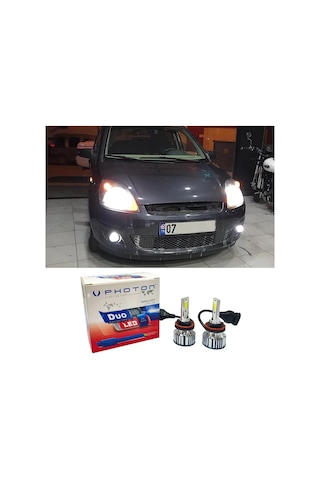 Ford Fiesta Mk5 Led Xenon Sis Farı Ampulü H11 Duo Yeni Seri Beyaz 2001-2008