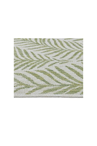 Eco Sisal Balkon Teras Bahçe Piknik Kamp Mutfak Dokuma Yeşil Halı Kilim 13302a Yeşil