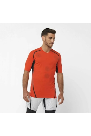 Salomon S/lab Speed Erkek Koşu Tişört Fiery Red Lc2025300 Kırmızı
