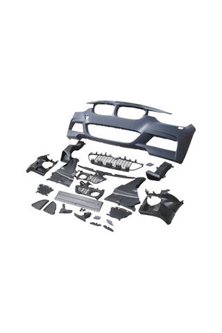 Bmw 3 Serı F30 12/18 Ön Tampon Komple Izgaralı/plaka Plastikli F.yık.lı Mtech/lcı