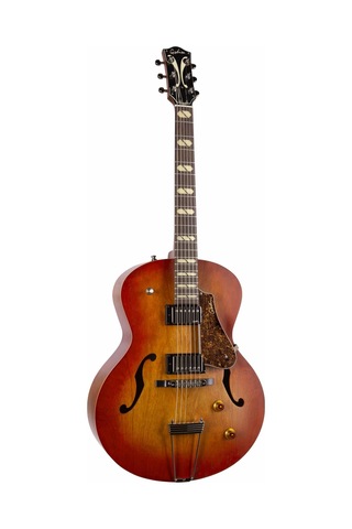 Godin 5th Avenue Jumbo Hb Full Acoustic Elektro Gitar Memphis Sun