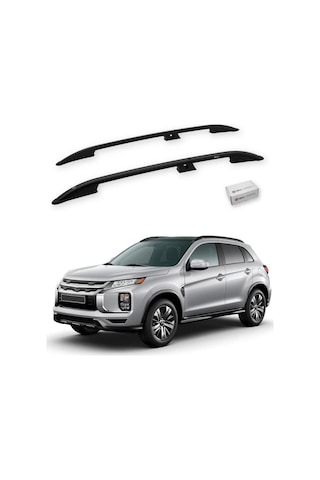 Turtle Mitsubishi Rvr Mk3 2010-2022 Tavan Çıtası Crown Siyah