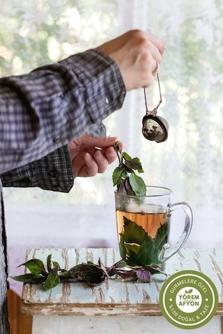 Meşhur Malatya Yüksek Aromalı Güneşte Kurusu Mor Reyhan, Yabani Fesleğen Ocimum Tenuiflorum 33gr
