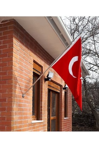Bayrak Direği. Direk 155Cm. + 70X105Cm Türk Bayrağı