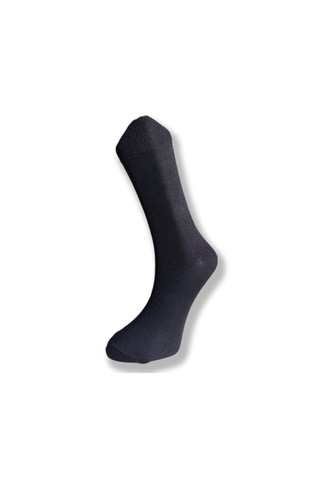Silk Step 7'li Paket , Düz Desensiz Siyah , Soket Boy Erkek Çorabı 7 Çift Siyah Siyah