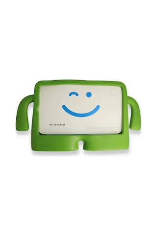 Mepa Newface Apple Uyumlu iPad 2022 10.9 10.nesil Kılıf Karakter Tablet Silikon - Yeşil Najmaddin