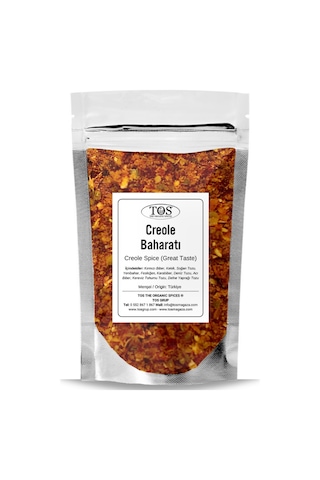 Tos The Organic Spices Creole Baharatı Muhteşem Lezzet 100 G Tos The Organic Spices Creole Baharatı Muhteşem Lezzet 100 G