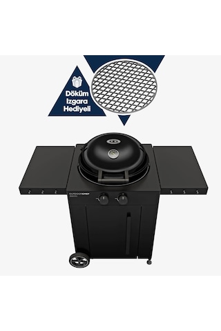 Arosa 570g Evo Yeni Nesil Siyah Barbekü - Döküm Izgara Dahil, Dış Mekan Kullanımına Uygun